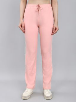 Monte Carlo - Women's Regular Fit Plain Peach Trackpant