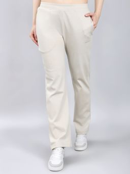 Monte Carlo - Women's Regular Fit Beige Trackpant