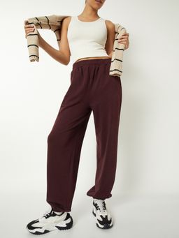 max - Women Solid Athleisure Joggers