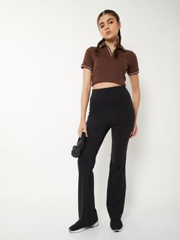 max - Women AirFlex1 Performance Black Trackpant