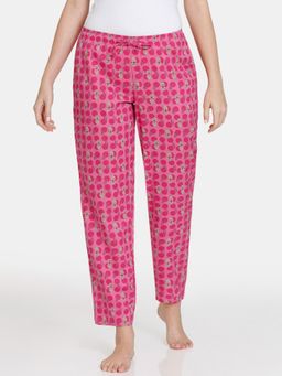Zivame - Jewel Garden Woven Pyjama - Fruit Dove