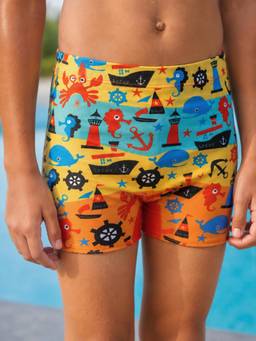 LYCOT - Boys Multi-Colour Printed Swim Shorts