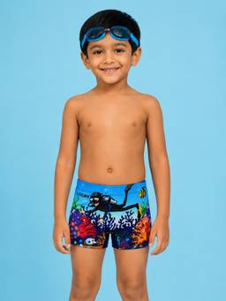 LYCOT - Boys Multi-Colour Printed Swim Shorts