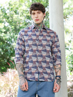 Campus Sutra - Multi-Color Printed Regular Fit Shirt