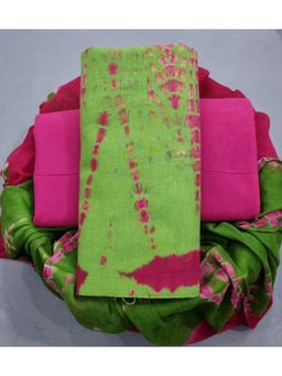 HANDME - Classic Hand Block Print Premium Cotton Unstitched Dress Material (Set of 3)