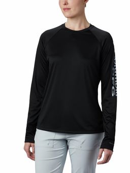Columbia - Womens Black Omni-Shade Tidal II Long Sleeve Tshirt