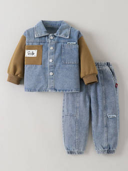Hopscotch - Colour-Block Jeans Set