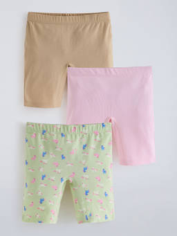 Hopscotch - Anti-Microbial Cycling Shorts (Pack Of 3)