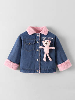 Hopscotch - Fur Collared Teddy Jacket