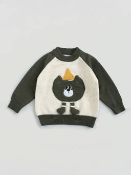 Hopscotch - Colour Block Knitted Sweater