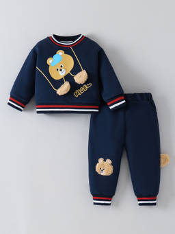 Hopscotch - Teddy Applique Jogger Set