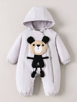 Hopscotch - 3D Bear Applique Romper