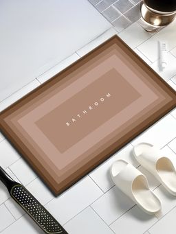 UMAI - Rectangular Bathroom Print Mat Soft Anti Skid Non Woven Non-Slip