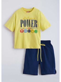Hopscotch - Cotton Avengers T-Shirt And Shorts