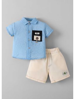 Hopscotch - Checkered Shirt And Shorts