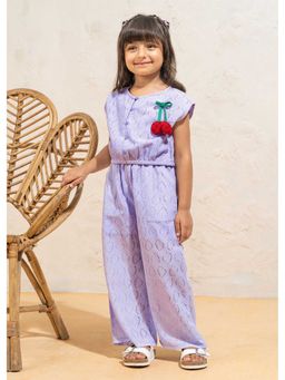 Hopscotch - Cherry Applique Textured Co-Ord Set