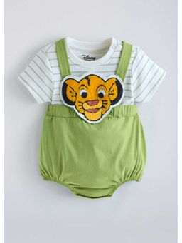 Hopscotch - Cotton Lion King T-Shirt And Dungaree