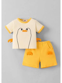 Hopscotch - Duck Applique T-Shirt And Shorts