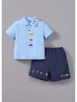 Hopscotch - Vehicle Textures Shirt And Shorts