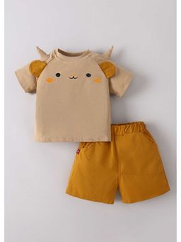 Hopscotch - Animal Applique T-Shirt And Shorts