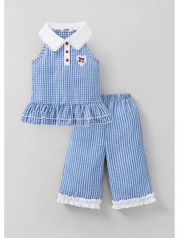Hopscotch - Checkered Cherry Heart Top And Pant