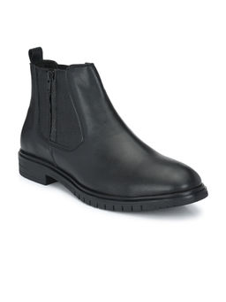 Delize - Solid Black Casual Boots