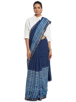 Fabindia - Cotton Silk Printed Sari without Blouse