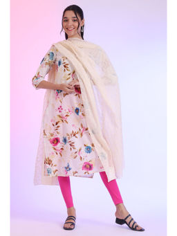 Aurelia - Womens Embroidered Schiffli Kota Dupatta