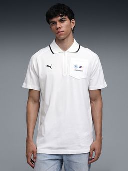 Puma - Men'S Iconic Stripe Cotton Polo T-Shirt