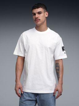 Puma - Men'S White Printed Casual T-Shirt