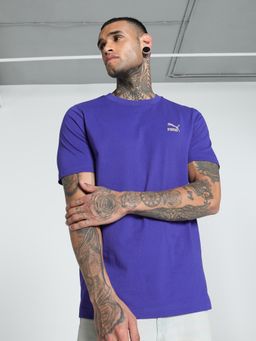 Puma - Blue Round Neck Men's Classics T-Shirt