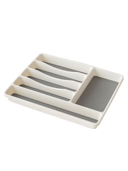 Inabox - White 3 Compartments Cutlery Organiser
