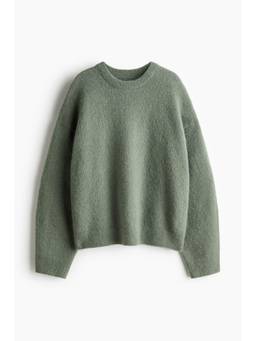H&M - Women Green Knitted Jumper
