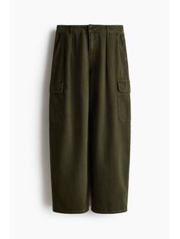 H&M - Women Green Barrel Regular Waist Jeans