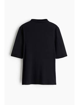 H&M - Women Black Warming Slim Fit Turtleneck Top