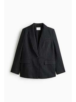H&M - Women Grey Single-Breasted Blazer