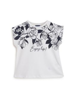 Chicco - Girls White Knitted T-Shirt