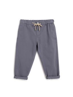 Chicco - Boys Grey Woven Long Trousers