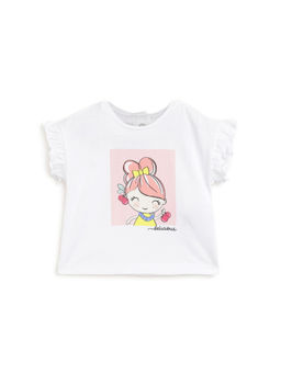 Chicco - Girls White Knitted T-Shirt