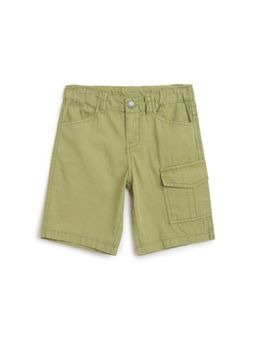 Chicco - Boys Green Solid Shorts