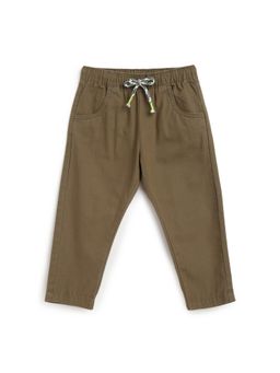 Chicco - Boys Brown Woven Trousers