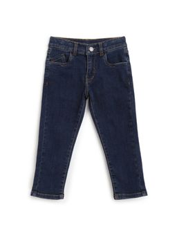 Chicco - Boys Dark Blue Solid Jeans