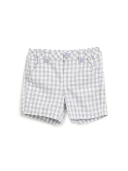 Chicco - Boys Grey Checkered Shorts