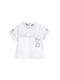 Chicco - Boys White Knitted T-Shirt