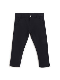 Chicco - Boys Black Knitted Long Trousers