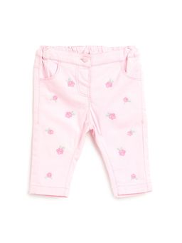 Chicco - Girls Light Pink Woven Trousers