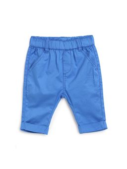 Chicco - Boys Blue Solid Trousers