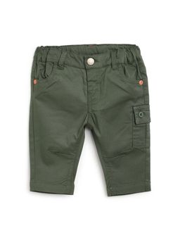 Chicco - Boys Green Solid Trousers