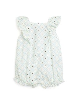 Chicco - Girls Multi Printed Woven Romper