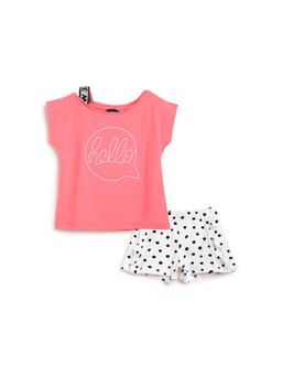Chicco - Girls Multi T-Shirt with Shorts (Set of 2)